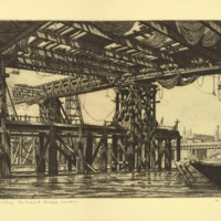 Rebuilding Southwar Bridge, London, Ian Strang (nmcfile1837a).jpg