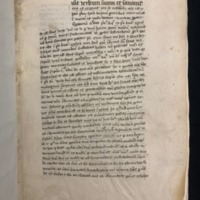 Commentary on Book IV of the Sentences of Peter Lombard, First Half (1460), Incipit.