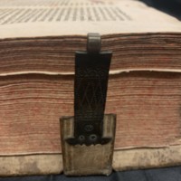 Super Secundo libro Sententiarum Petri Lombardi (1481), Metal Clasp.